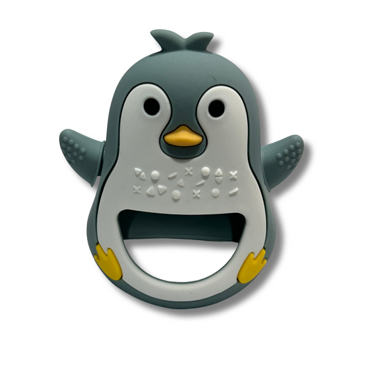 Penguin Teether (Blue)