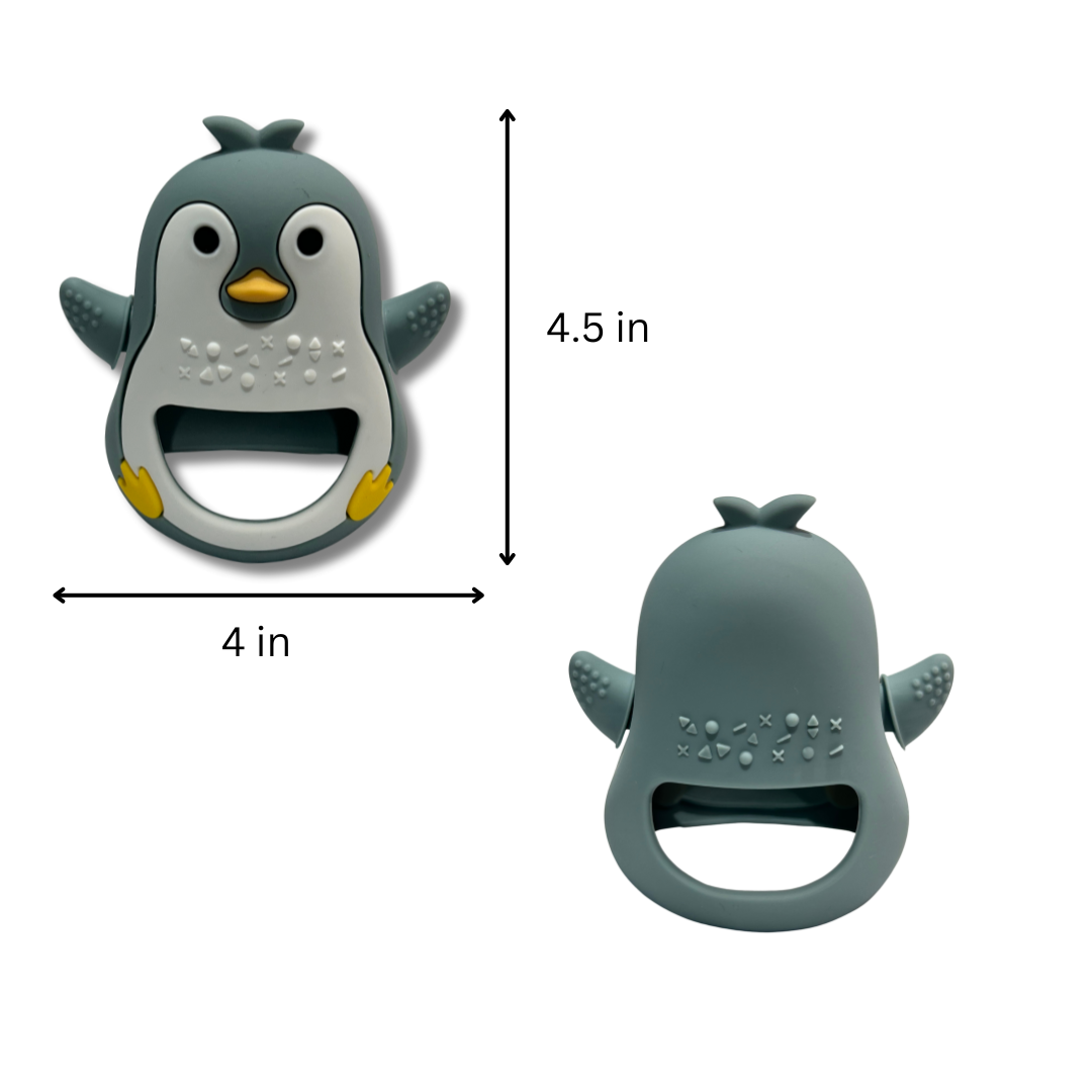 Penguin Teether (Blue)